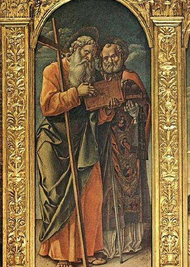 Bartolomeo Vivarini Sts Andrew and Nicholas of Bari china oil painting image